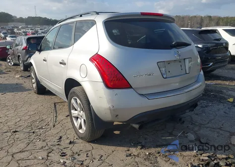 2006 Nissan Murano S z USA, uszkodzony, nr VIN JN8AZ08T36W404896